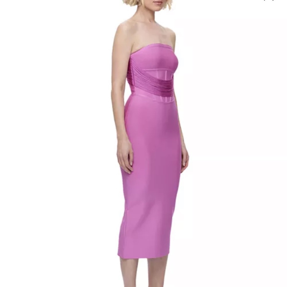 Herve Leger Fuchsia Tube Dress